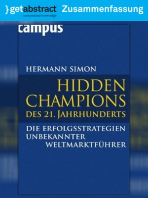 cover image of Hidden Champions des 21. Jahrhunderts (Zusammenfassung)
